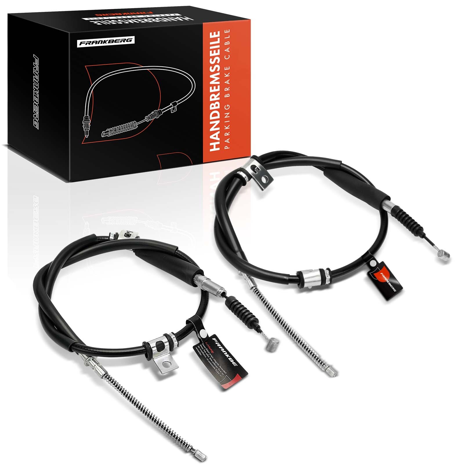 FRANKBERG 2x Parking Brake Cable for Hyundai Trajet FO Rear Left and Right