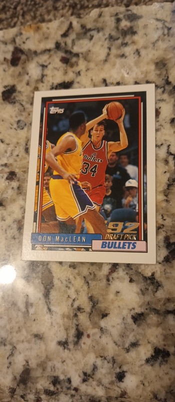 1992-93 Topps - Don MacLean '92 Draft Picks Card #333 (RC)