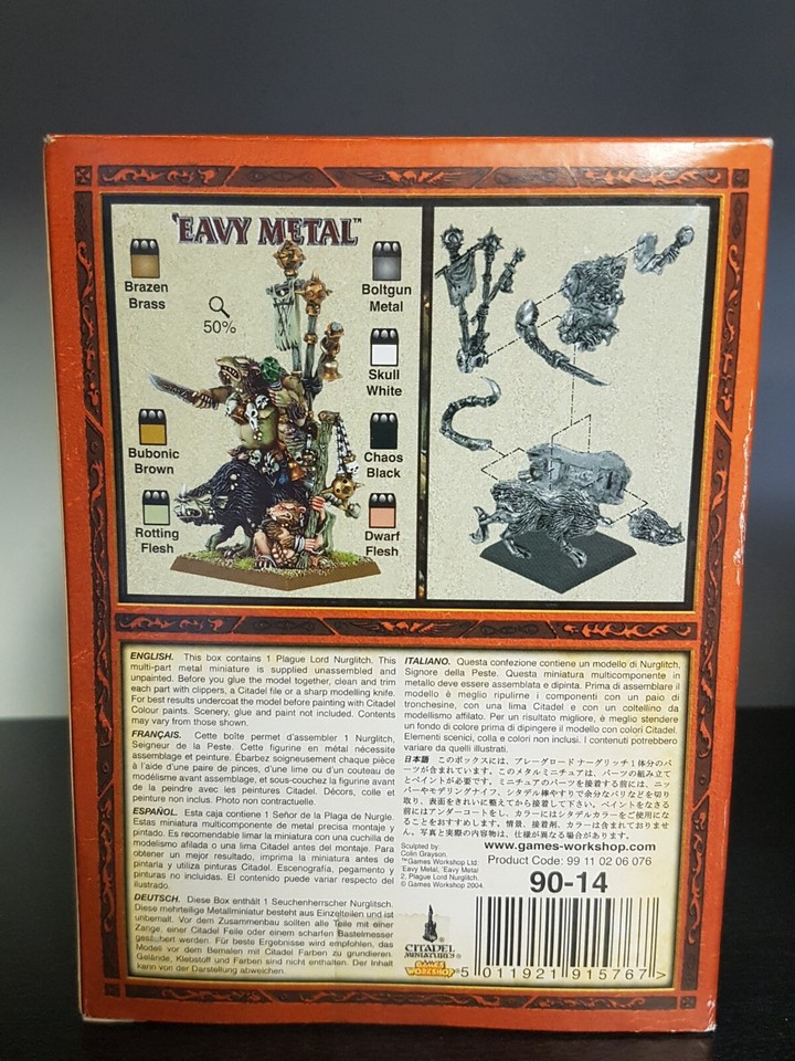 Metal Skaven Lord 2011 Gamesday Blister - Warhammer / Age Of Sigmar - Neuf
