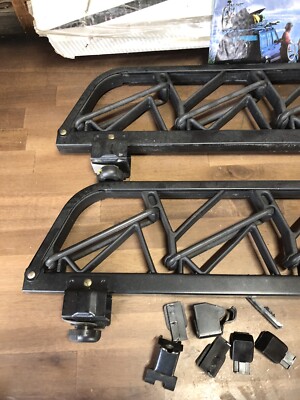 THULE 536 FLAT TOP ROOF RACK Ski CARRIER Sweden Car Rack System | eBay