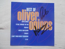 Oliver Onions Autogramme signed CD-Cover "Best Of"