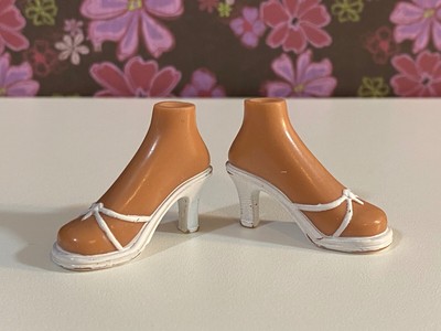 white sandals in store