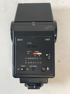 Vivitar Auto Thyristor 2800 D Film Camera Flash - Tested