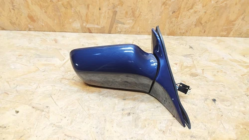 BMW E30 exterior mirror right 8106596 passenger side lazure blue metallic