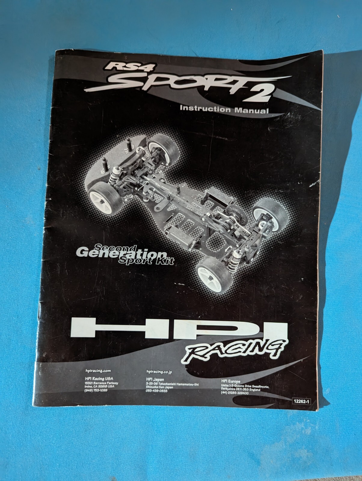 Vintage 2000 HPI RS4 Sport 2 Touring Car-17.5 Brushless Motor, ESC, Servo, Tires