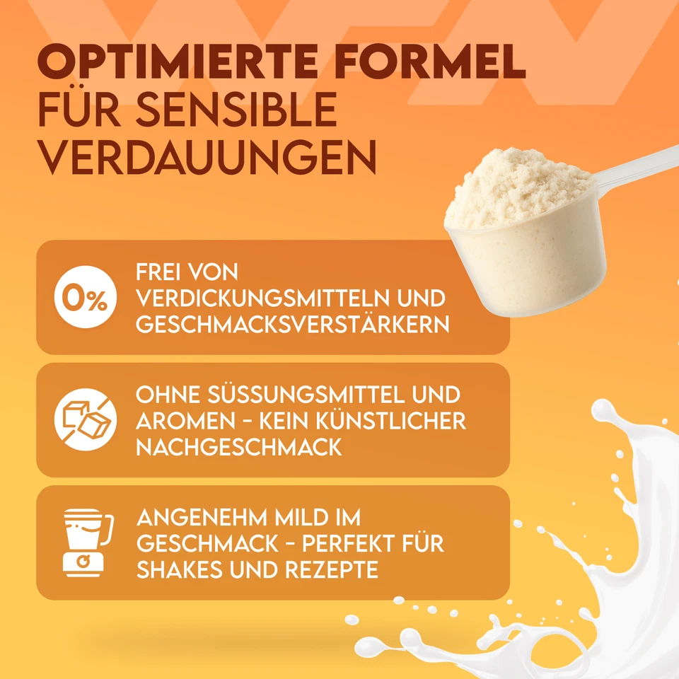 WFN Approved Whey - Sehr gut lösliches Molkenprotein - Eiweißpulver - 40% Isolat - Bild 3 von 4