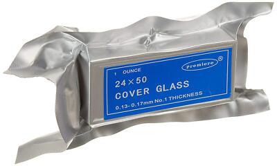 Premiere Cover Glass, 24 x 50 mm, No. 1 Thickness