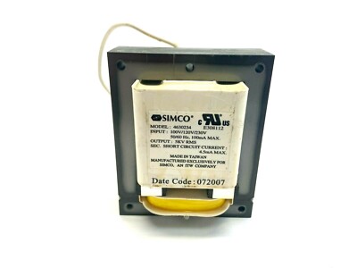 Simco 4630234 Top Gun Power Unit Transformer 5KV