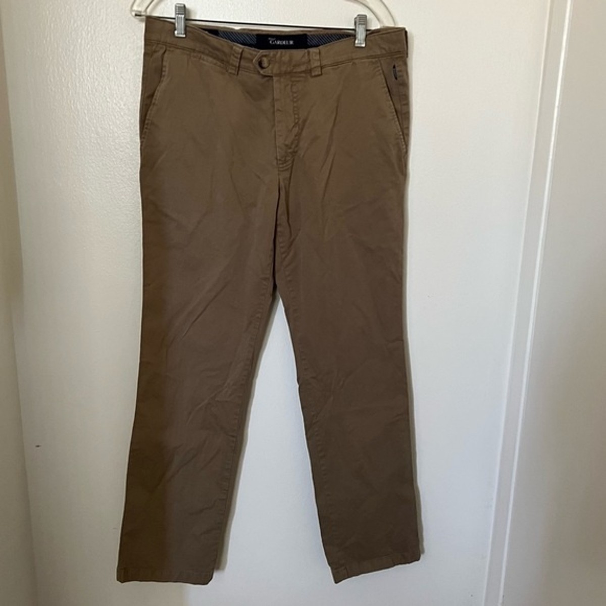 Atelier Gardeur Nils Regular Fit Tan Pants 34x30 chino