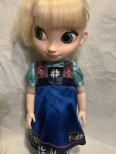DISNEY STORE ANIMATOR  S COLLECTION PRINCESS ELSA 15" TODDLER DOLL