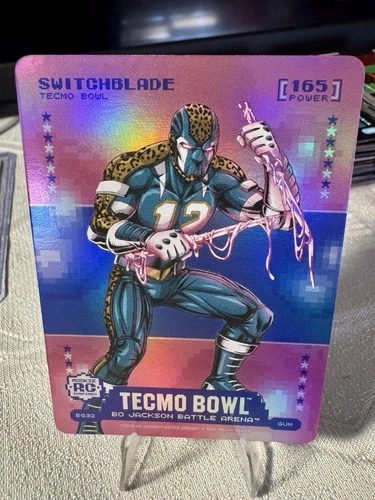 Bo Jackson Battle Arena Tecmo Bowl Bubble Gum Switchblade Travis Hunter 165 SP