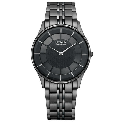 Citizen Eco-Drive AR3017-58E Night Colour Edition All Black Sapphire Watch New