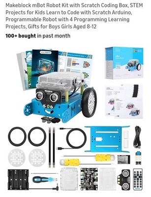 Open Box Makeblock mBot Wireless Educational Robot Coding Kit STEM Learning