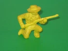 Vintage Marx 1950's 60mm Western Cowboy Kneeling with Rifle