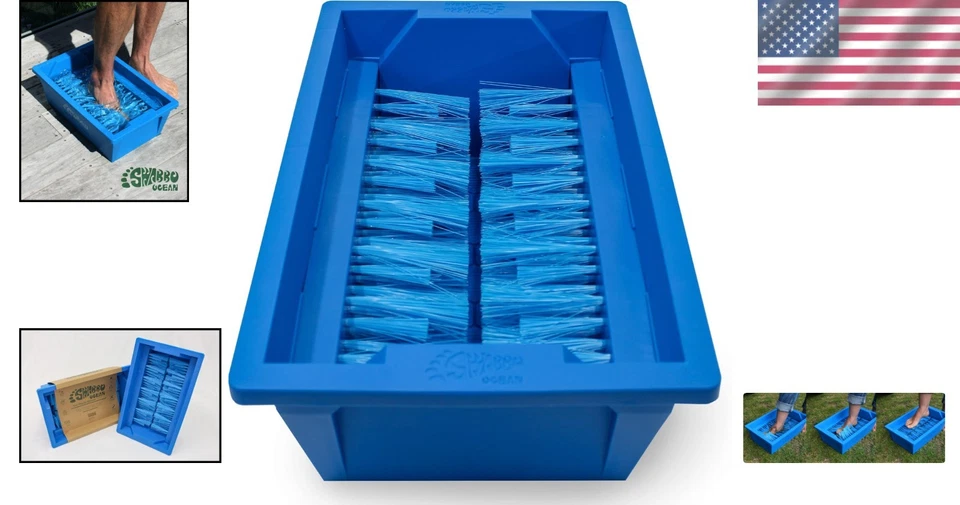 Lightweight & Durable Foot Bath for Sand-Free Days at Beach or Pool - 11x6x18 - Image 2 of 4