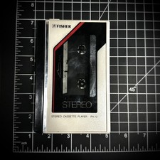1987 Fisher PH 12 Portable Stereo Cassette Player Walkman Style Tape - Untested