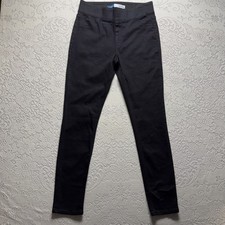 Old Navy Rockstar Super Skinny Jeggings Girls 8 Black Mid Rise Adjustable Waist