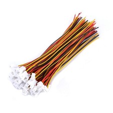 20 Pcs 1.25mm JST 3 Pin Micro Electrical Male Female Connector Plug 100mm Wire