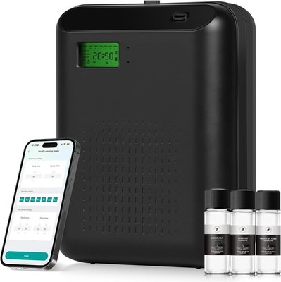 Scent Air Machine Starter Kit   Waterless Essential Oil Diffuser for Home & Comm