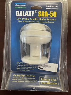 Shakespeare SRA-50 Antenna Satellitare Per Radio SiriusXM - Con Cavo 25' E 4 Opzioni Di Montaggio - 4