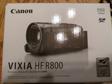 Canon VIXIA HF R800 HD Camcorder Video Camera Black - New Open Box 128gb SD Card