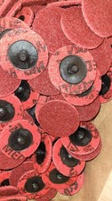 Lot 100 2” 3M Scotch-Brite Roloc TR PRECISION Surface Conditioning Disc Medium