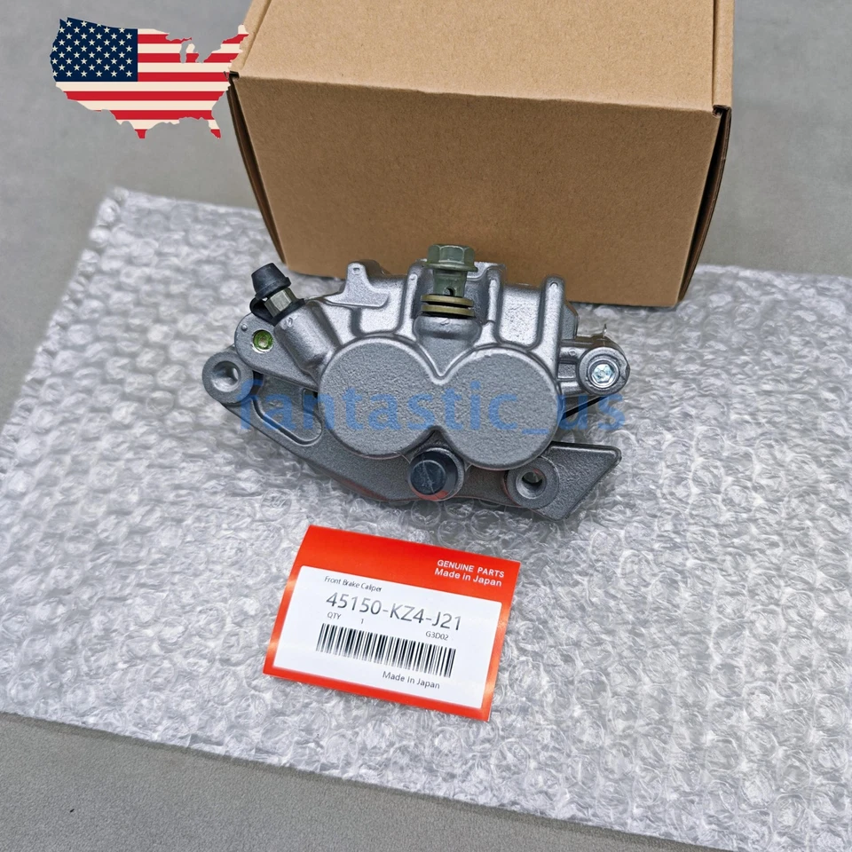 NEW Front Brake Caliper &Pads For Honda CR125R CR250R CR500R 95-05 45150-KZ4-J21 — 第 3/4 张图片