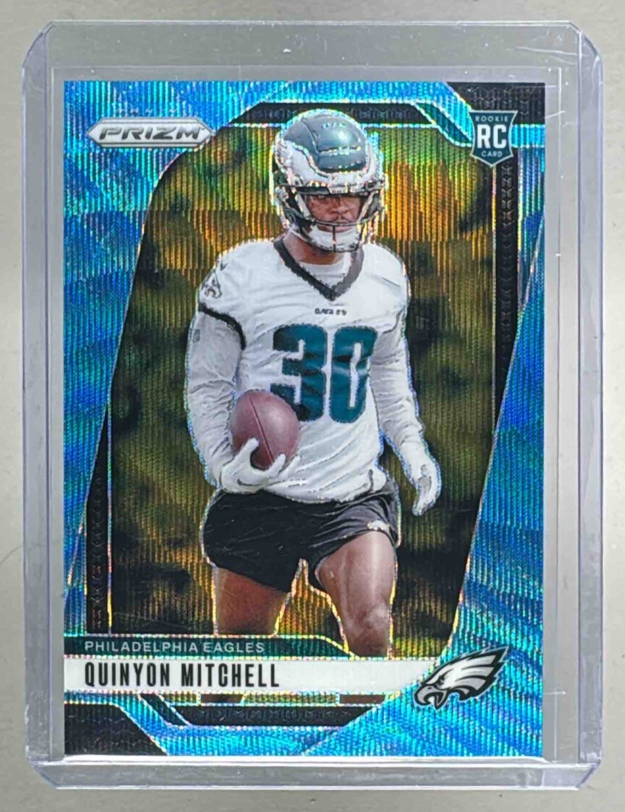 Quinyon Mitchell 2024 Panini Prizm #381 Blue Wave Rookie RC /230