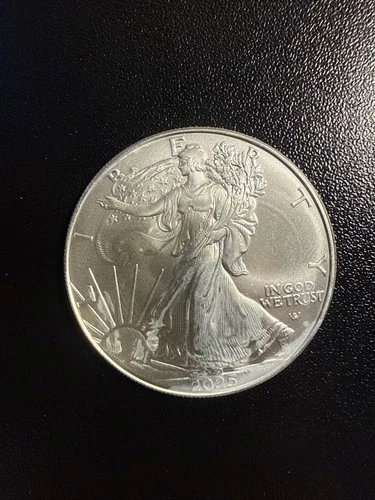 2025 American Silver Eagle 1 oz Silver – BU (Discounted)
