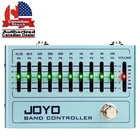 JOYO R-12 EQ Pedal 10 Band Equalizer Guitar Pedal for Electric Guitar or Bass CA