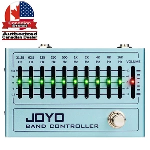 JOYO R-12 EQ Pédale 10 Bande Égaliseur Guitare Pedal pour Guitare électrique ou Basse CA