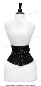 Heavy Duty 18 Double Steel Boned Waist Training Brocade Underbust Corset 8XL
