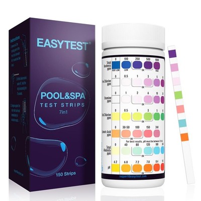 Pool Teststreifen 7 in 1 pH Chlor Alkalinität 150 Stück