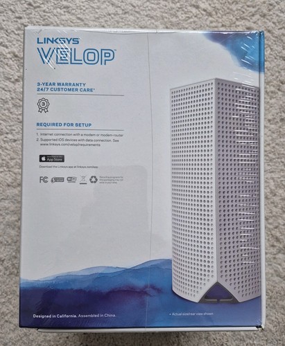 NEW Linksys Velop Tri-Band AC4400 Whole Home WiFi Mesh System - 2-Pack 4000 sq - Picture 4 of 5
