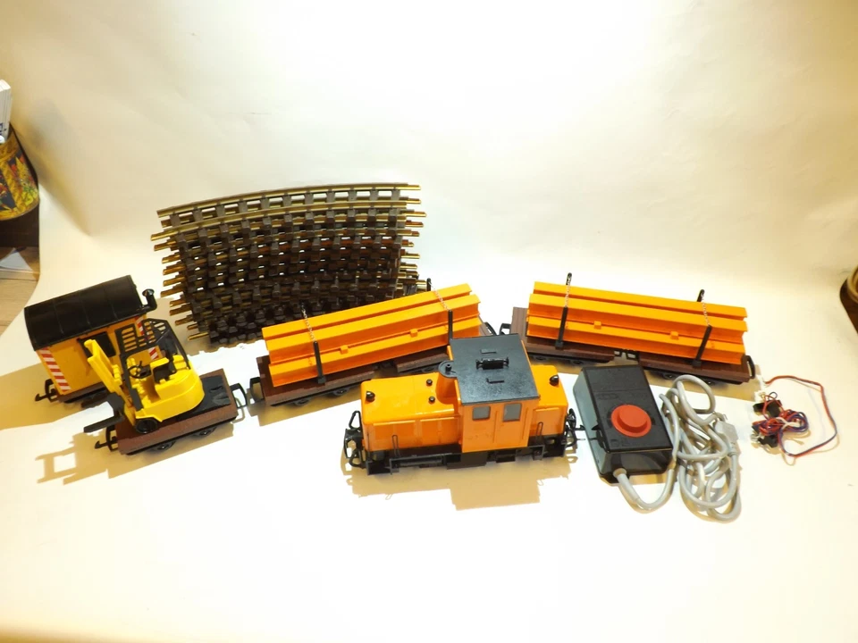 LGB 21990 Starter Set G Gauge Construction Train • Original Box • Made in Western Germany • Lehmann - Image 4 of 4