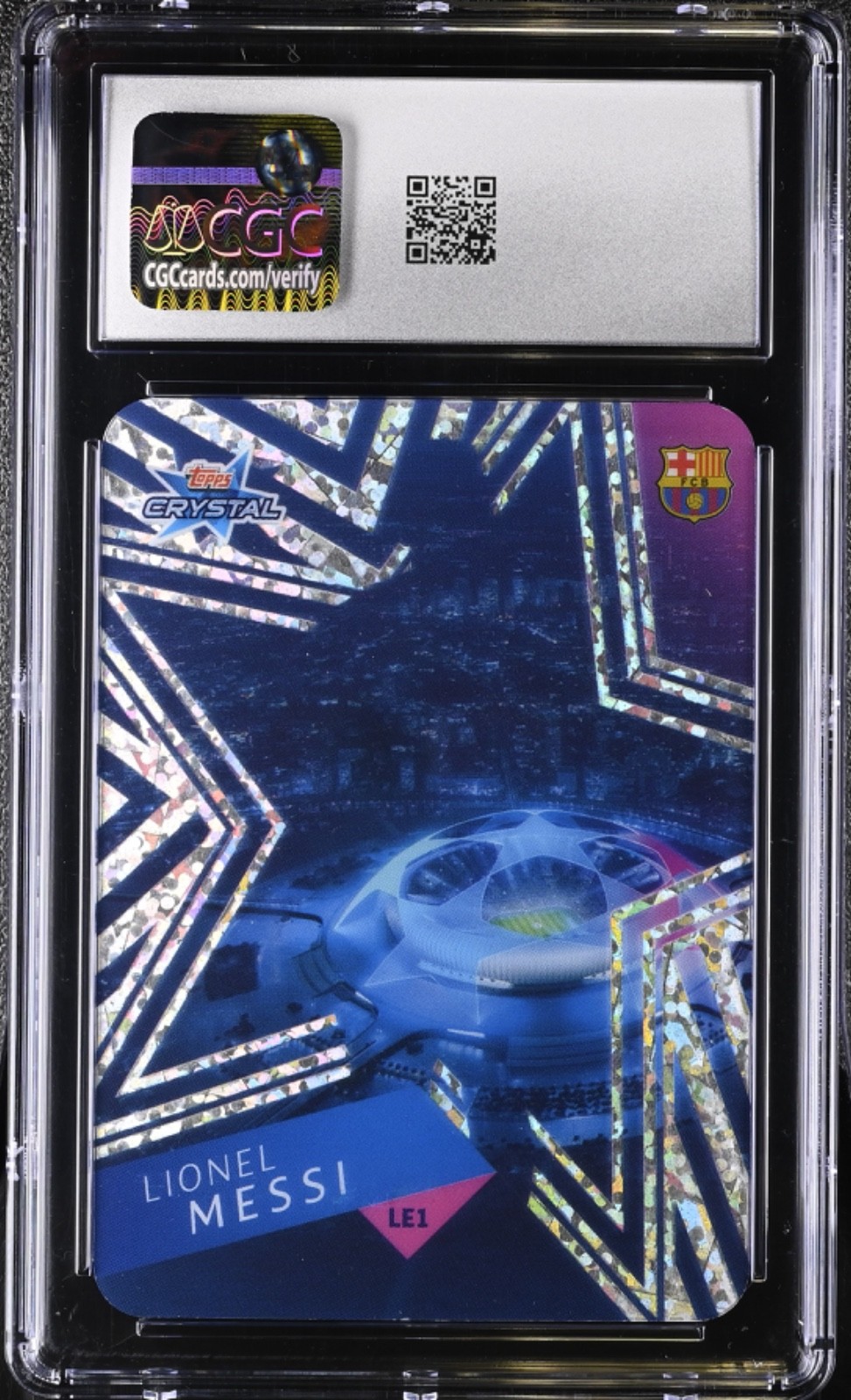 Lionel Messi 2018 Topps Crystal Limited Edition #LE1 Barcelona CGC 9  **QTY** view 4