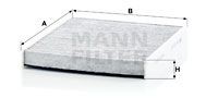 MANN-FILTER CUK26021 Filter, Innenraumluft für AUDI SEAT SKODA VW