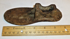 Antique Cast Iron Cobbler Shoe Form Mold Size Child 6 Inches