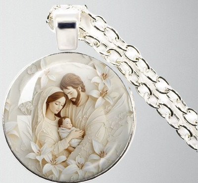 Silber Heilige Familie Heilige Maria Jesus Josef Heilige Selige Die Göttlichen Lilien