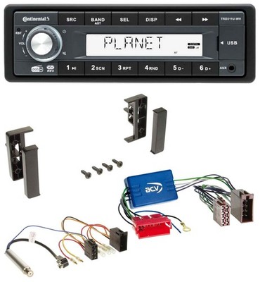 Continental MP3 AUX USB DAB 1DIN Car Stereo for Audi A2 A3 8L A4 B5 A6 C5 Active