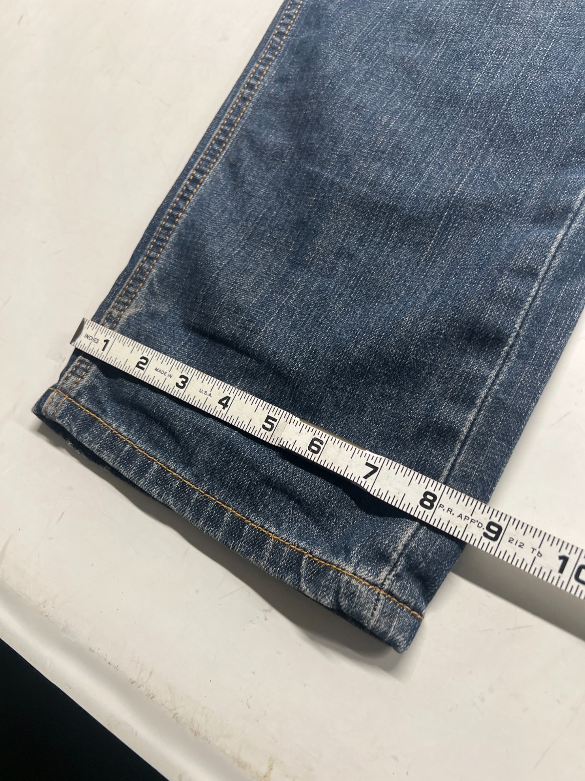 Vtg Levis 505 Regular Straight Leg Jeans Blue  Denim Medium Wash Mens Sz 36x34 thumbnail 8