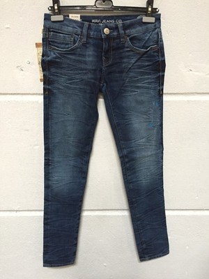 Mavi Damen Jeans Serena Low-Rise, Super Skinny Blau W27 L32