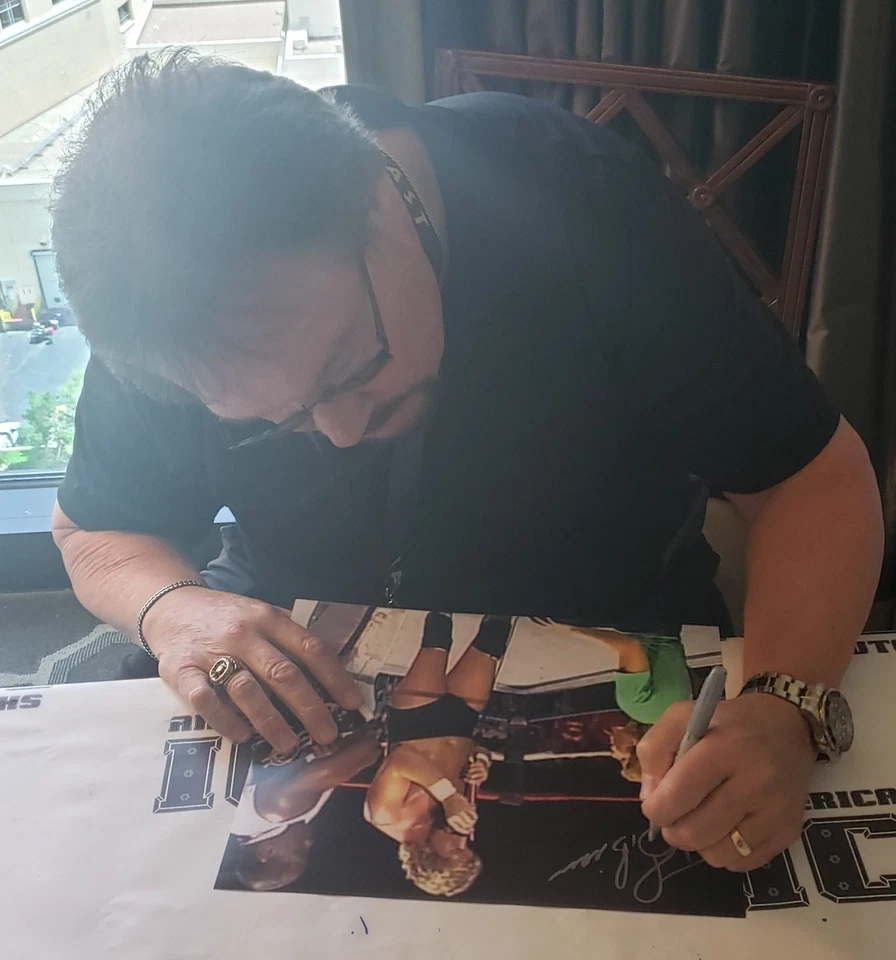 百万美元人 Ted DiBiase Rob Van Dam 签名 WWE 11x14 照片 BAS 正品证书 14 — 第 2/4 张图片