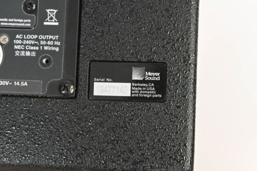 Meyer Sound USW-210P Compact Narrow Subwoofer CG01JPH - Picture 10 of 14