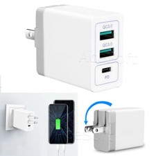 High Grade Quick Charging Desktop 3 Port PD USB QC 3.0 Charger for LG V30 LS998