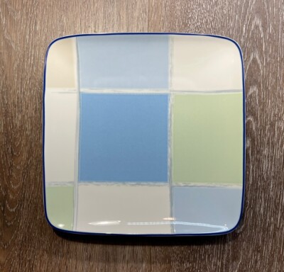 Noritake, Java Blue, Square Plate 7.5'' ~new~
