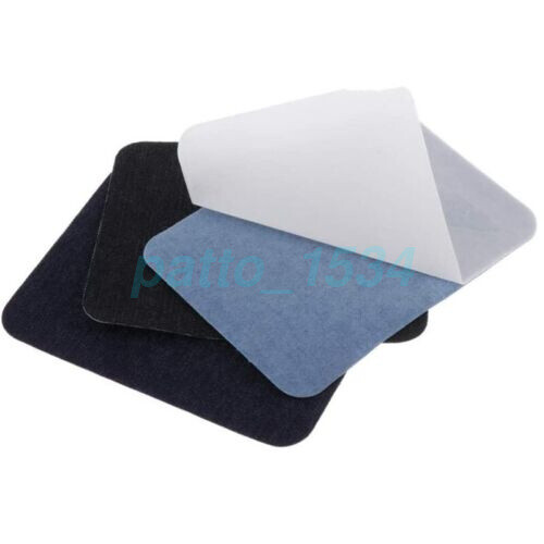 12PCS Assorted Iron On Denim Fabric Mending Patches Repair For Denim Jeans SALE - Picture 1 of 11