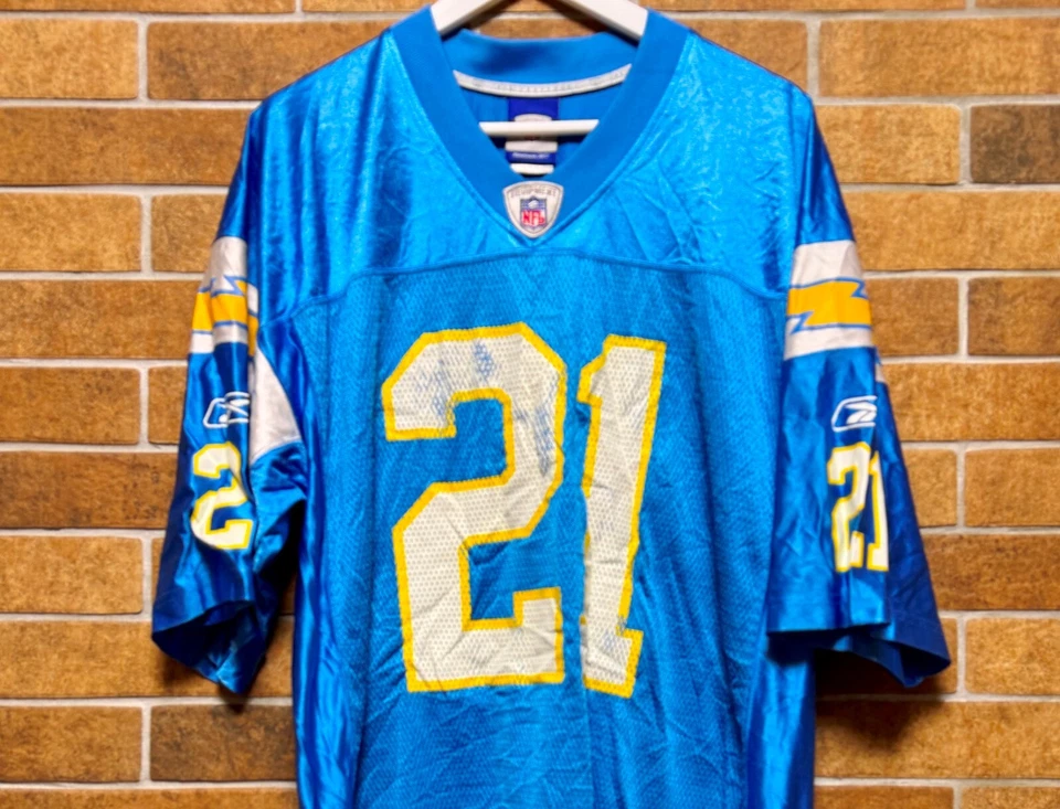 CAMISETA REEBOK DE FÚTBOL AMERICANO DE LA NFL DE SAN DIEGO CHARGERS LaDAINIAN TOMLINSON #21 Talla L Foto 3 de 4