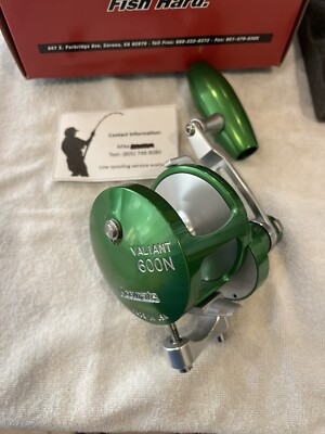 Accurate BV2 600NL Lefty - SPJ Knob 2-Speed (Custom Color) Green/Silver