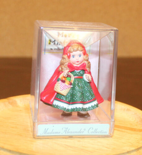 Hallmark MERRY MINIATURES Madame Alexander LITTLE RED RIDING HOOD 2000 Figure - Picture 1 of 5
